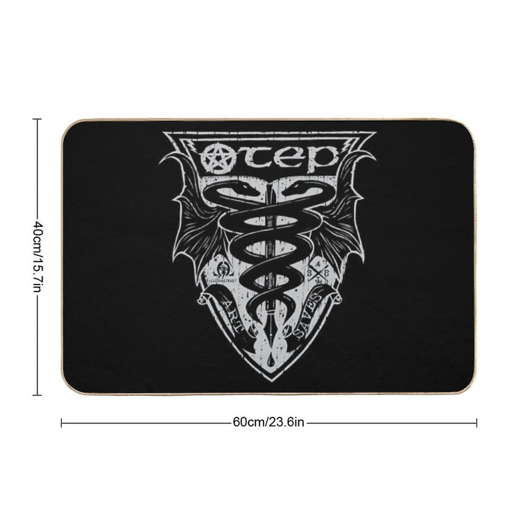 OTEP ART SAVES  Fade-Resistant Bath Mat