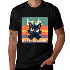 Bruh Cat What The Sigma Funny Meme Vintage Kids Youth  Stretchy T-Shirt