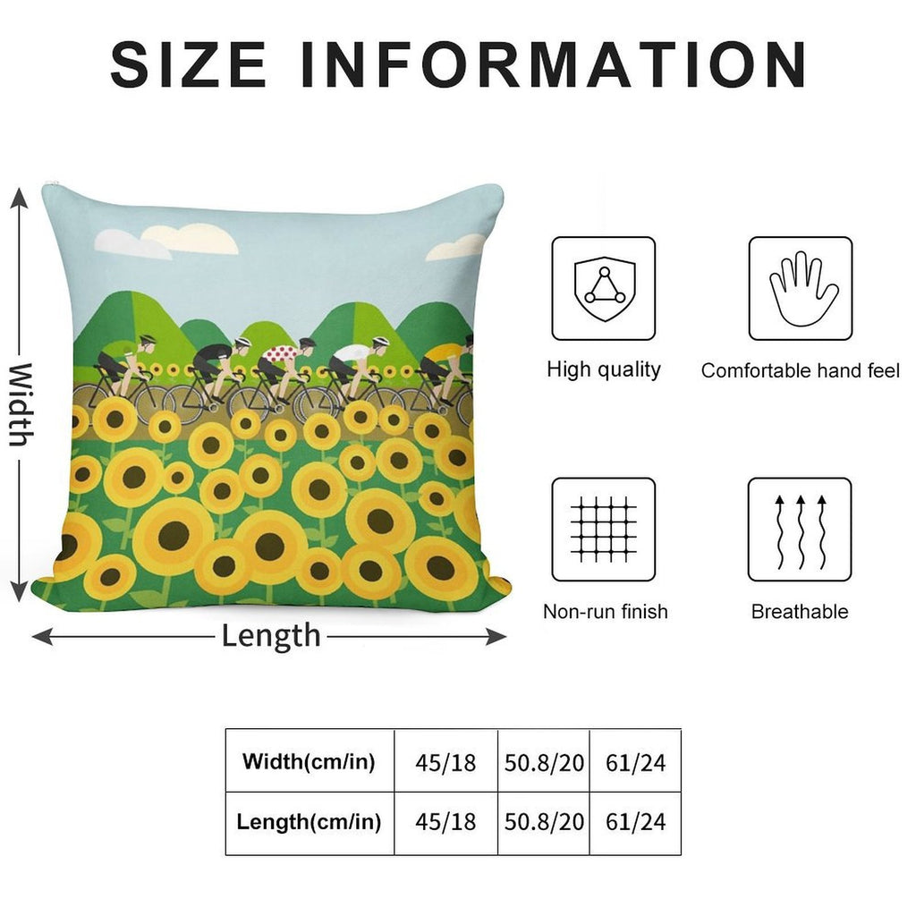 Le Tour I Soft Reinforced Edging Throw Pillow