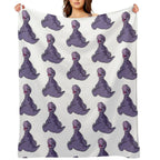 Baby Littlefoot Land Before Time Travel-friendly Throw Blanket