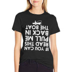 If You Can Read This Pull Be Back Boat Fishing Men Women Kid  Classic T-Shirt