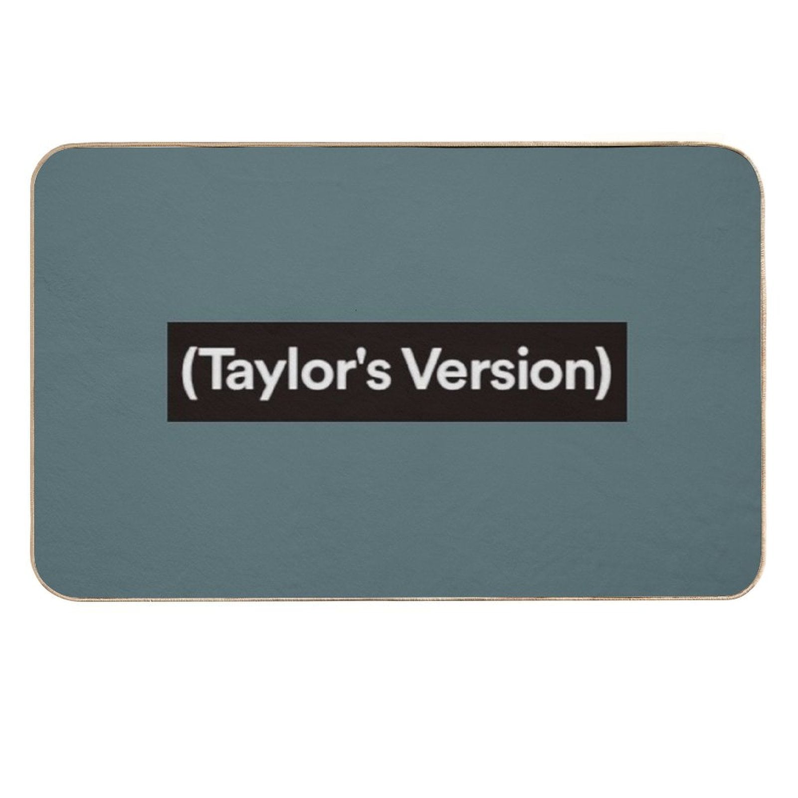 (Brackets)  Red Taylor’s Verson Inspired  Wall Art Home Decor  HECKINFAROUT  Easy Maintenance Bath Mat