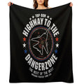 Highway To The Danger Zone Velvety-soft Throw Blanket