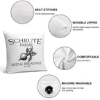 Schrute Farms Funny Office Soft Style Accent Throw Pillow