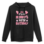 Balloons It's My Mommy's 50th Birthday 1975 50 Years Old Customizable Surface Hoodie