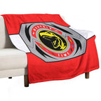 Red Ranger Morphin Coin Premium Throw Blanket