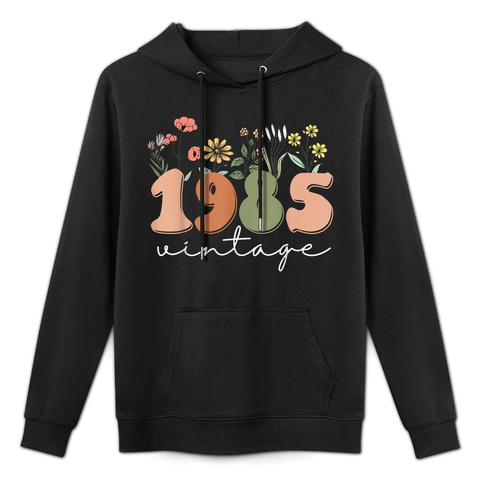 40 Years Old Vintage 1985 40th Birthday Wildflower Women All-Day Comfort Hoodie