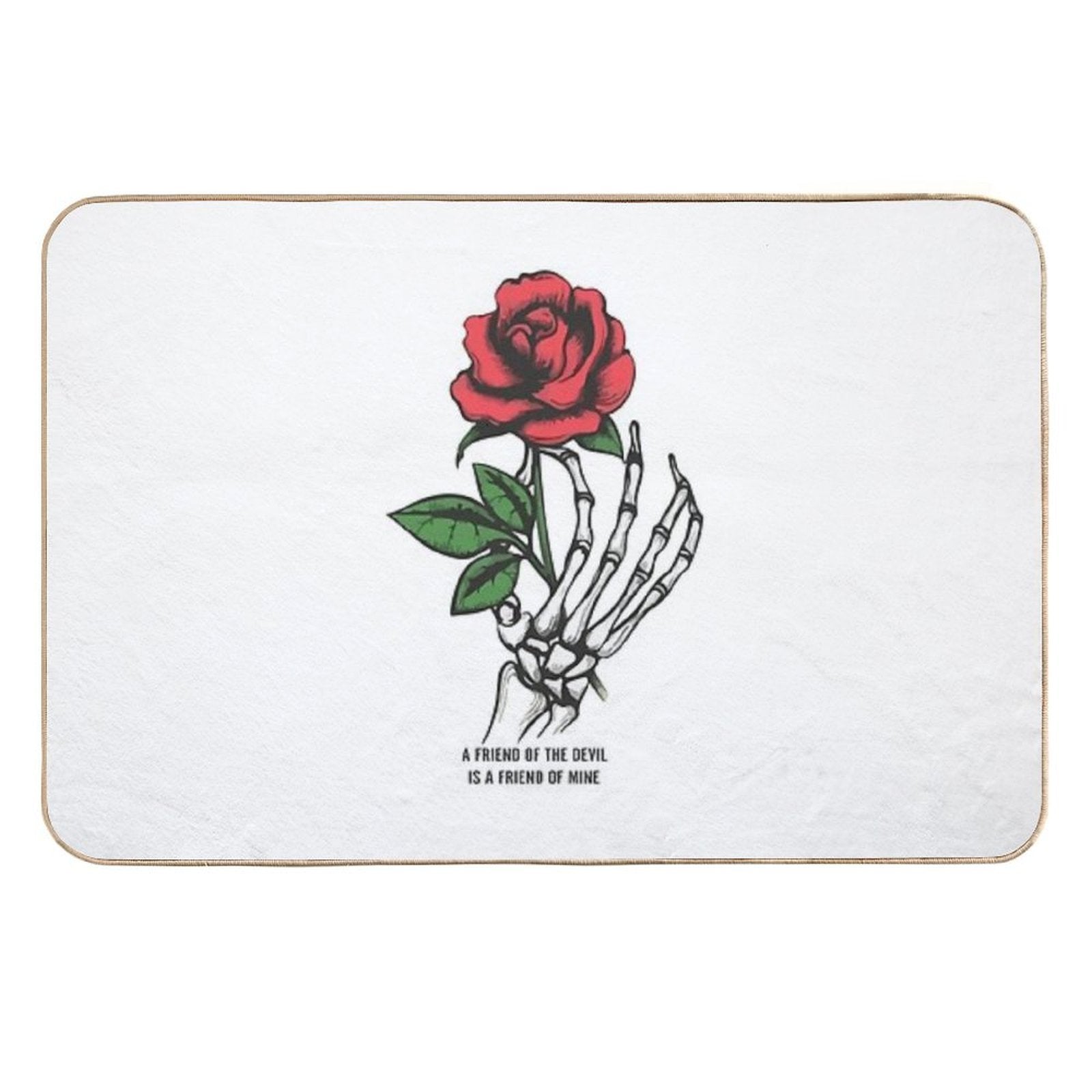 A Friend of The Devil  Rapid-Drying Bath Mat