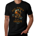 That Grace Womens Badass Redhead Tattoo Pin Up Girl  Quick-drying T-Shirt