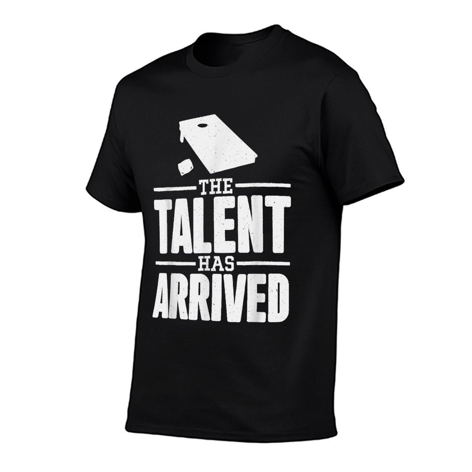 The Talent Has Arrived, Funny Cornhole Men Cornhole Grandpa  Easy-care T-Shirt