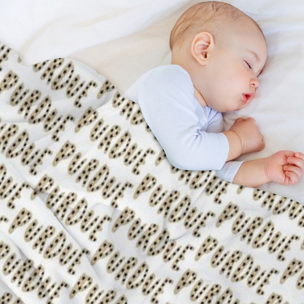 Purdue University Compact Throw Blanket