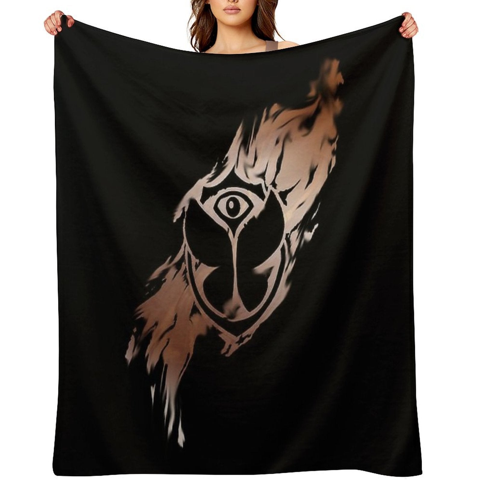 Tomorrow 2023-24  Festival Brown Anti-pilling Throw Blanket