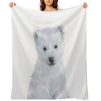 Little Polar Bear Eco-conscious Throw Blanket