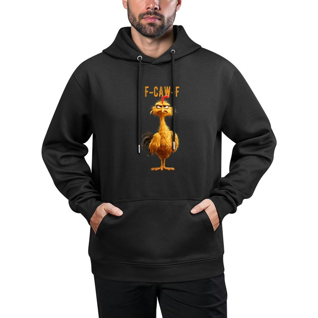 Womens Funny F-Caw-F Chicken, FCAWF Chicken Customizable Surface Hoodie