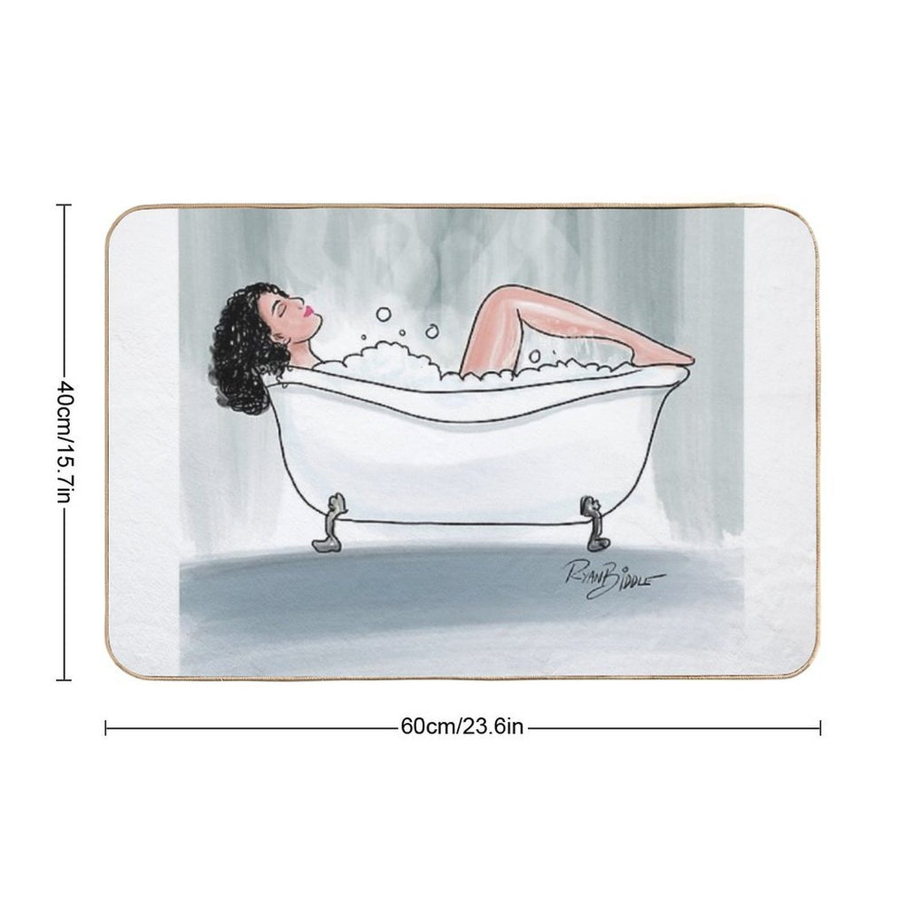 Escaping.  Easy To Clean Bath Mat