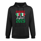 Italy Cruise Squad 2025 Summer Vacation Matching Family Machine Washable Hoodie