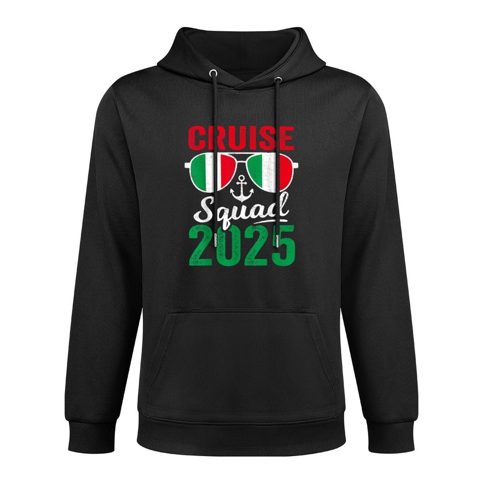 Italy Cruise Squad 2025 Summer Vacation Matching Family Machine Washable Hoodie