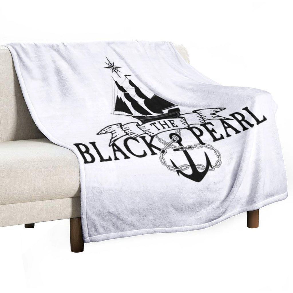 Black Pearl - Pirate Sailing Ship Durable Throw Blanket