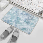 White Ocean, Blue Ocean, Ocean  Eco-Friendly Bath Mat