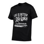 Funny Pontoon Boat Art For Men Women Pontoon Boat Captain  Stretchy T-Shirt