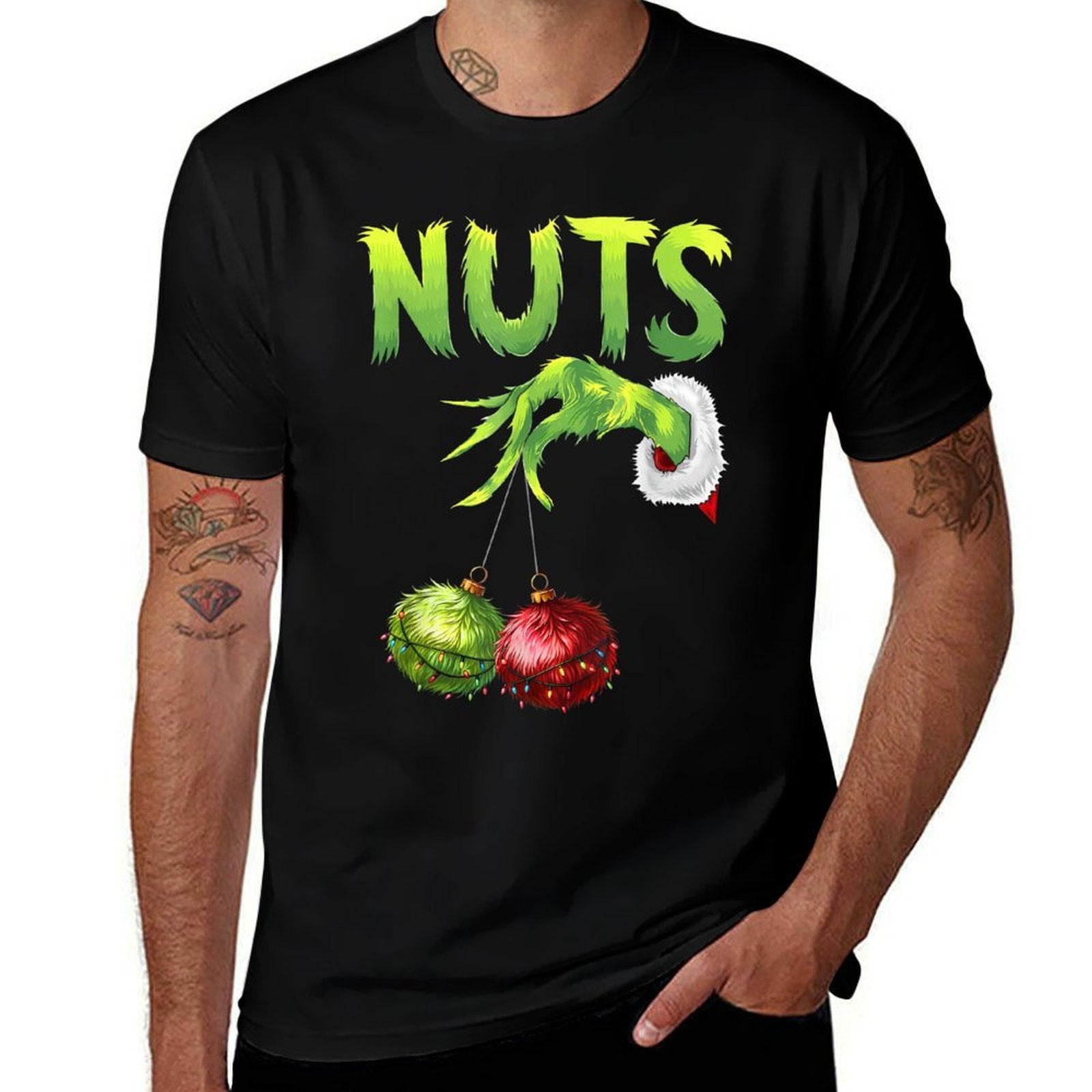 Chest Nuts Matching Chestnuts Funny Christmas Couples Nuts  Moisture-wicking T-Shirt