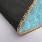 Seafoam Pattern  Repositionable Bath Mat