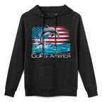 Gulf Of USA America Gift Men Women Flag Beach Easy Care Hoodie