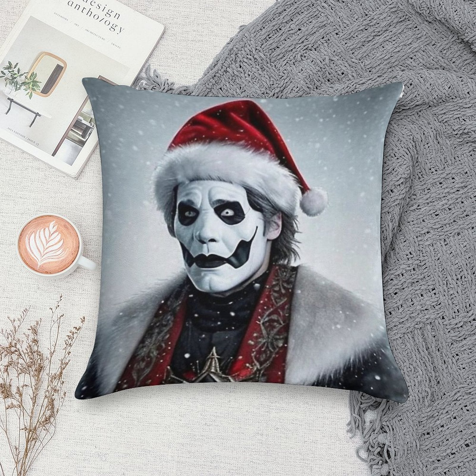 Santa Emeritus Soft Warmth Comfort Throw Pillow