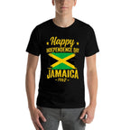 Happy Independence Jamaica Est 6th August 1962 Jamaican  Polyester Blend T-Shirt