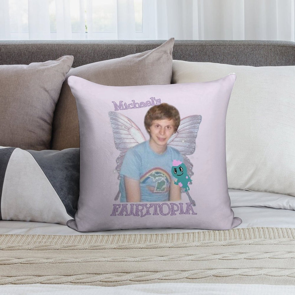 Michael Ceras Fairytopia3 Soft High-Density Material Throw Pillow