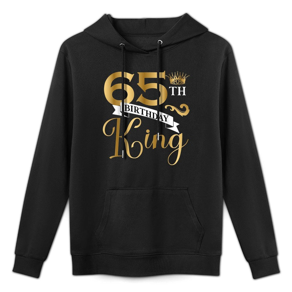65 Year Old Birthday King Husband 65th B-Day Family Matching Pilling-Resistant Hoodie