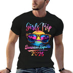 Girls Trip Dominican Republic 2025 Matching Summer Vacation  Versatile T-Shirt