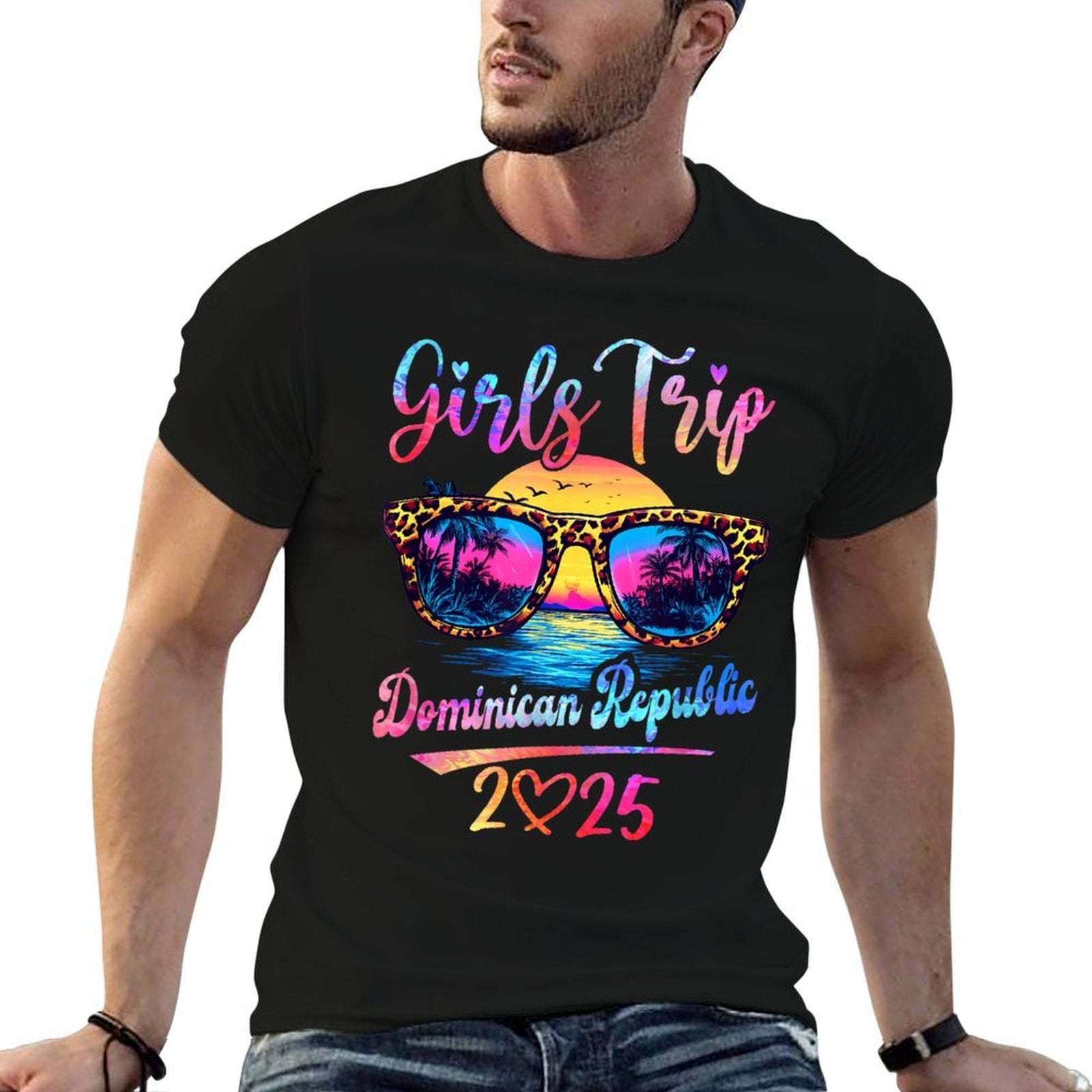Girls Trip Dominican Republic 2025 Matching Summer Vacation  Versatile T-Shirt