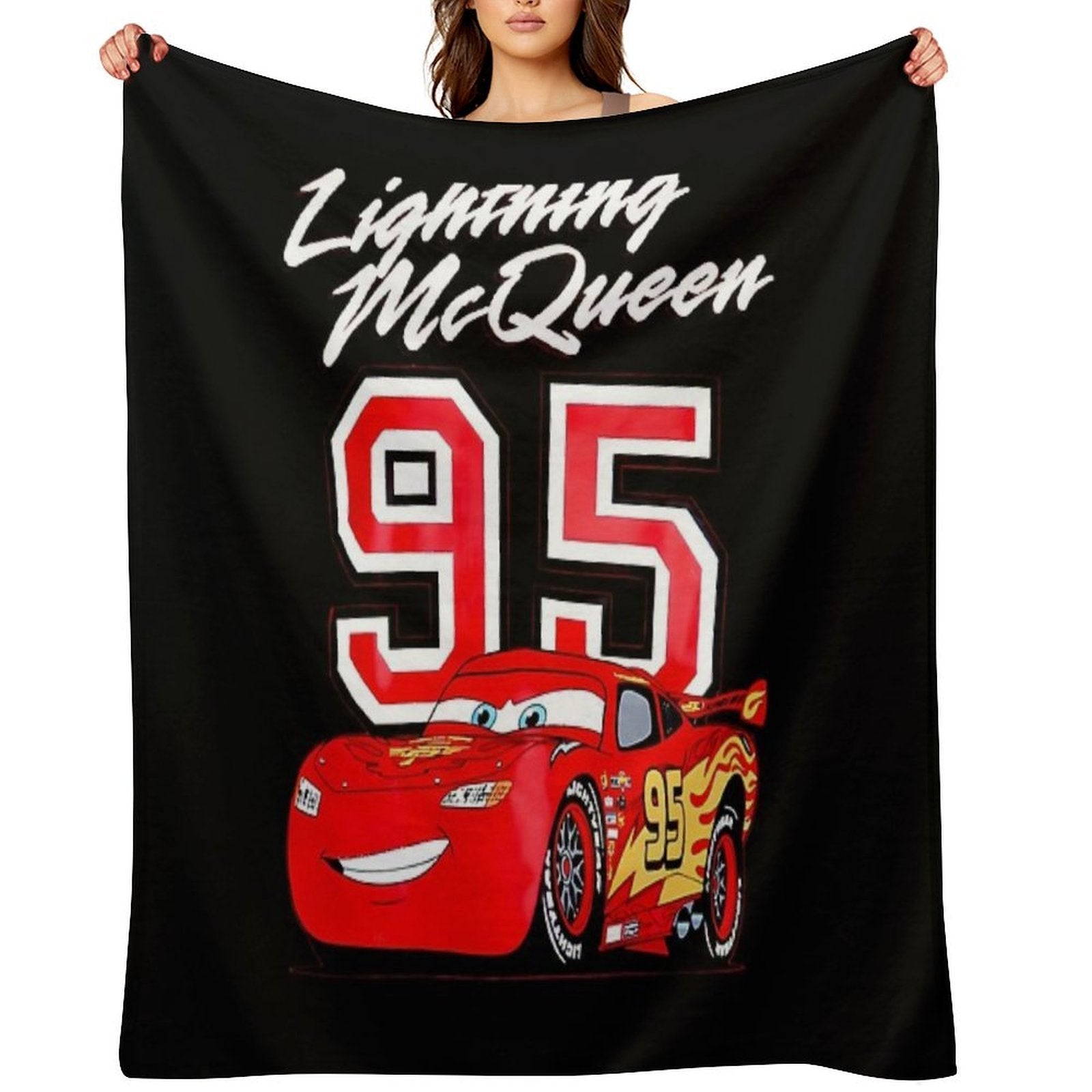Cars Boys Lightning McQueen Machine-washable Throw Blanket