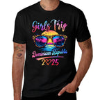 Girls Trip Dominican Republic 2025 Matching Summer Vacation  Versatile T-Shirt