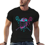 Lacrosse Drip for Boys Helmet Lax - Sticks Cool Graphic  Stretchy T-Shirt