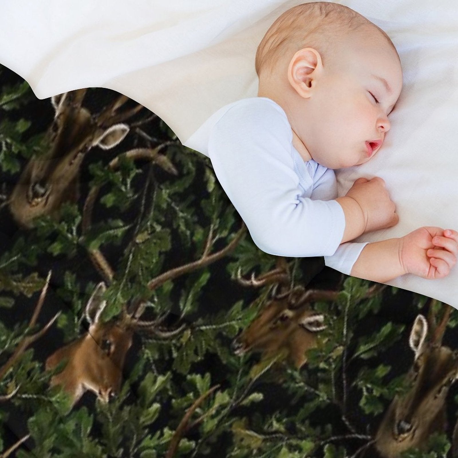 Mystic Botanical Vintage Forest Night Animals Nightgarden Gift-ready Throw Blanket