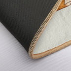 Cat Tipping Glass  Stain-Proof Bath Mat