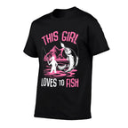 This Girl Loves To Fish Fishing Girls  Classic T-Shirt