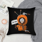 I'm Fine Soft Style Accent Throw Pillow