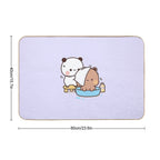 Bubu And Dudu Bath  Cute Bear Couple  Panda Yier  Bubu Brownie Bear  Odorless Bath Mat