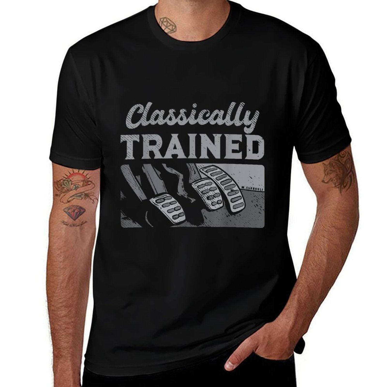 Racing Three Pedals Classically Trained Manual Transmission  Soft T-Shirt