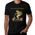 Off To Commit Tomfoolery Funny Frog Toad Scooter  Vintage-inspired T-Shirt