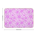 Petal Whimsy - Playful Floral Pattern  Anti-Trip Bath Mat