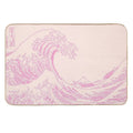 Great Wave Pink Gamer Aesthetic  Eco-Friendly Bath Mat