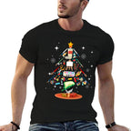 Art Christmas Tree Decor Art Teacher Ugly Artist Xmas Pajama  Fade-proof Color T-Shirt