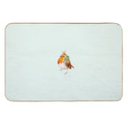 Royal Robin by Maria Tiqwah  Absorbent Bath Mat