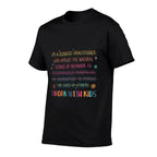 Sped Teacher I Work With Kids Behavior Specialist ABA  Versatile T-Shirt