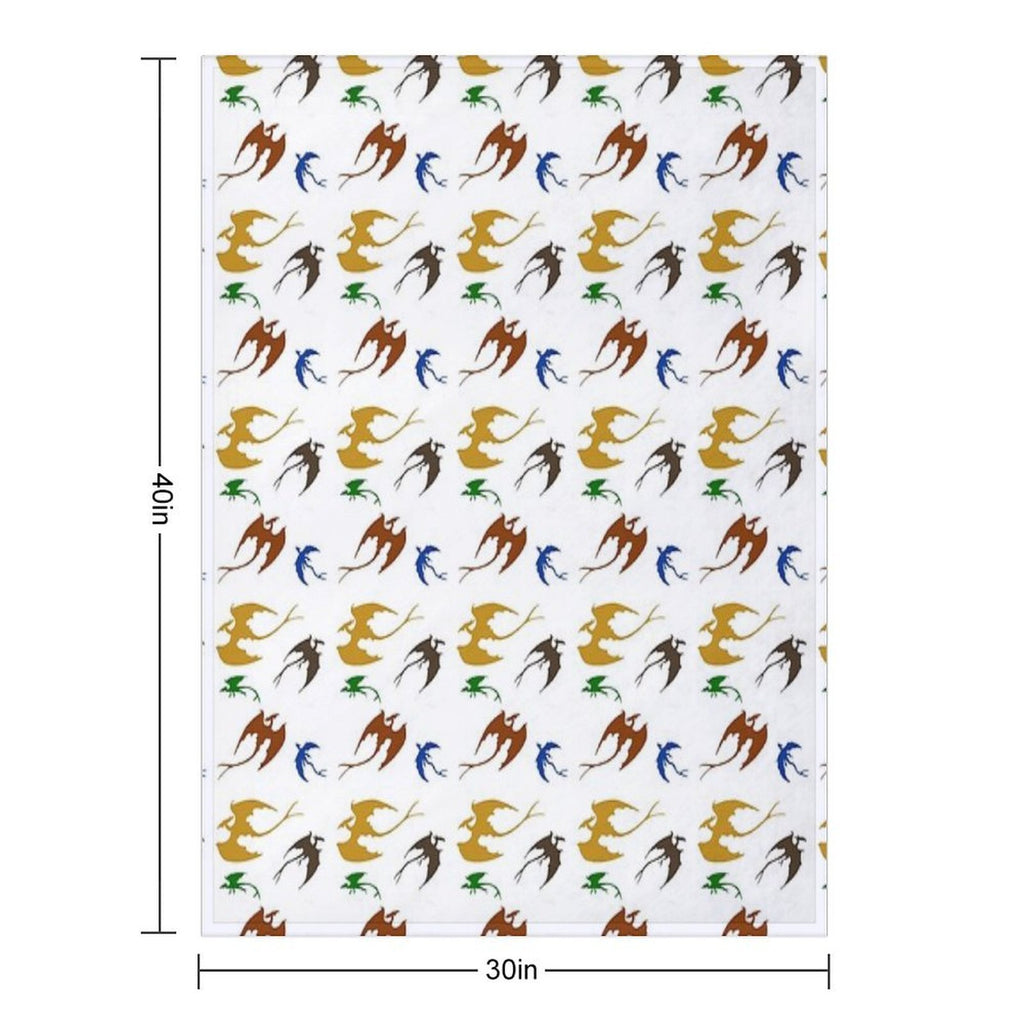 Dragons Anti-pilling Throw Blanket