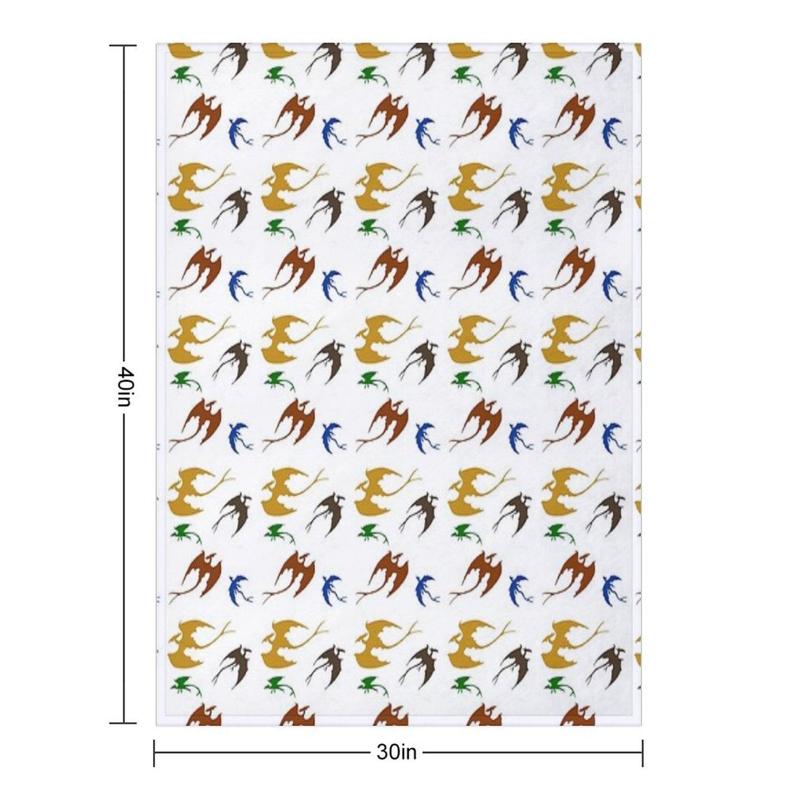 Dragons Anti-pilling Throw Blanket
